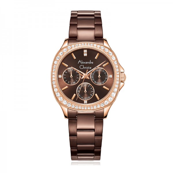 Alexandre Christie AC 2B85 Rosegold Brown BFBRGBO Alexandre Christie AC 2B85 Rosegold Brown BFBRGBO